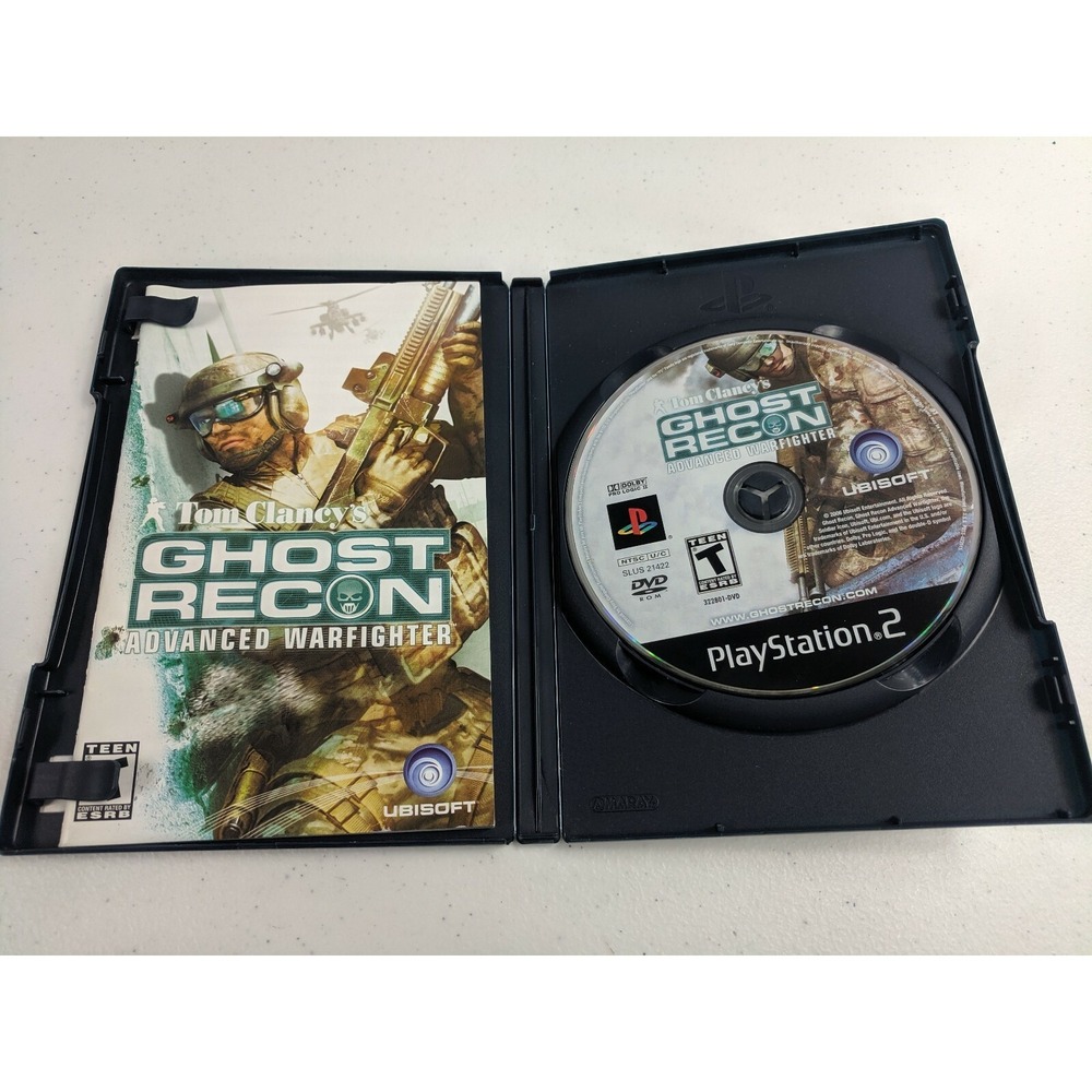 TOM CLANCY'S GHOST RECON ADVANCED WARFIGHTER - PS2 - W/MANUAL - FREE S/H (V) - Picture 4 of 5
